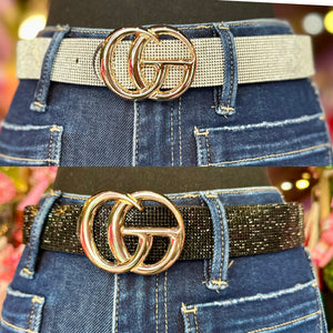 Full Rhinestone Belts