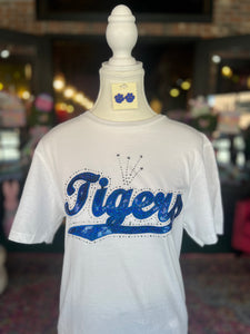 Tigers sequin & rhinestone t-shirt
