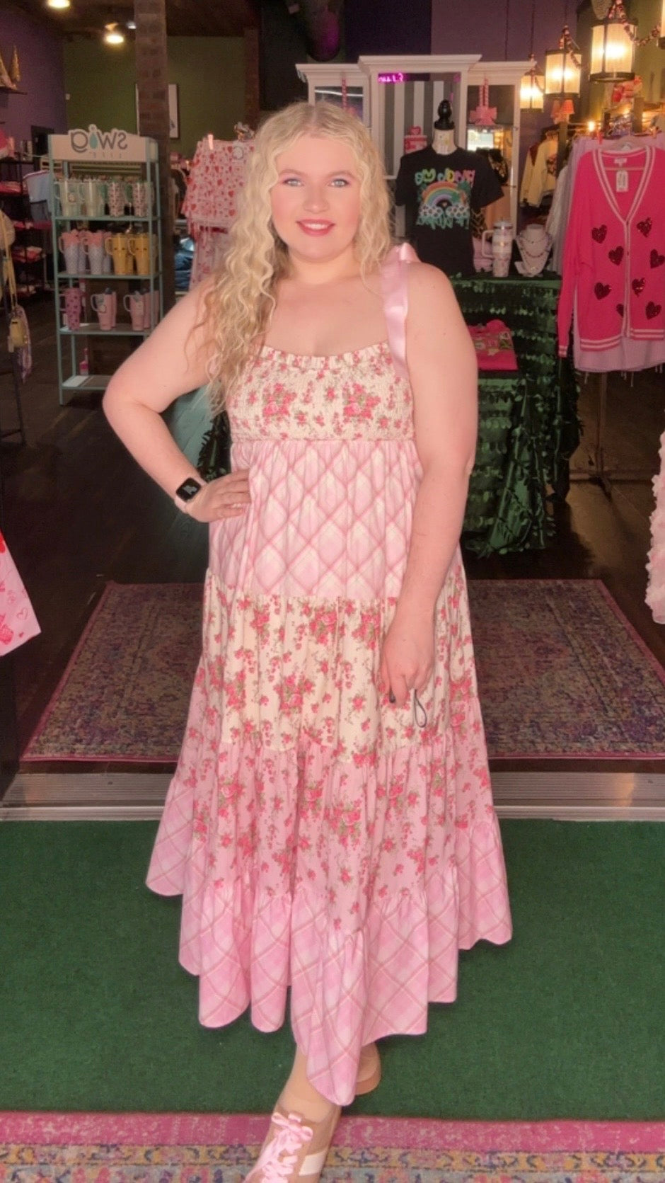 Southern Sweetheart Poplin Midi Dress