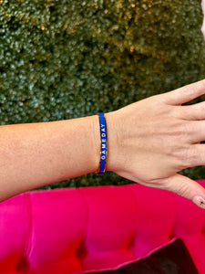 Blue & White GAMEDAY Bracelet