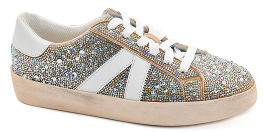 Corky’s No Chaser Clear Rhinestone Sneakers