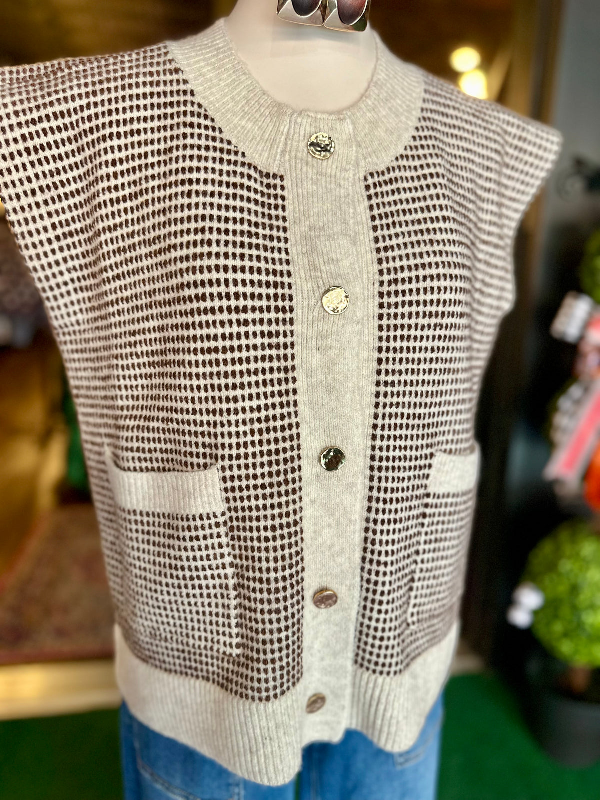 Harvest Charm Sweater Vest