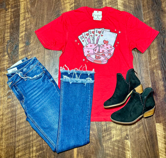 Valentine’s Playing Cards Tee