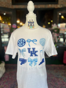 Classy until March UK bow t-shirt