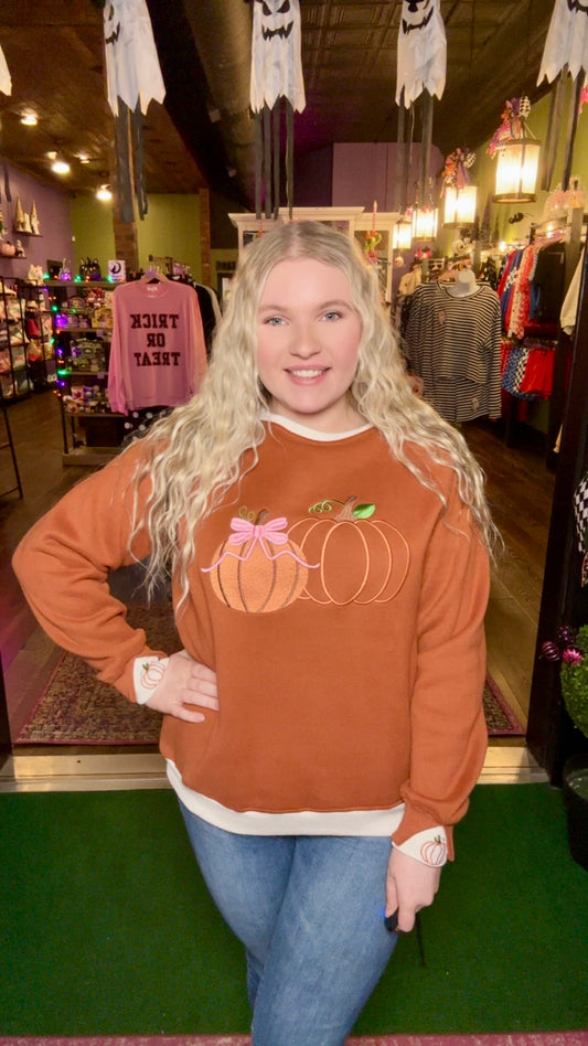 Pretty Little Pumpkins LayerPop Sweatshirt