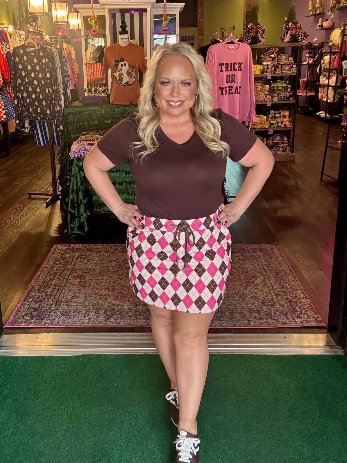 Pink Mocha Skort