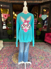 Load image into Gallery viewer, Chenille bunny sweatshirt
