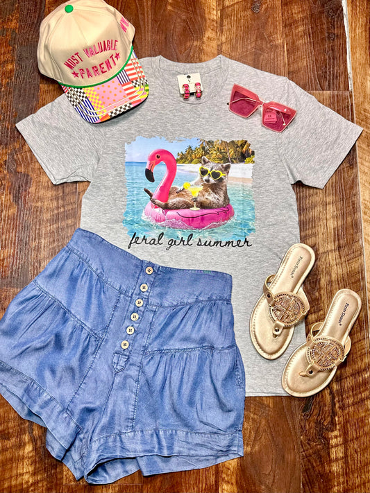 Feral Girl Summer T-Shirt