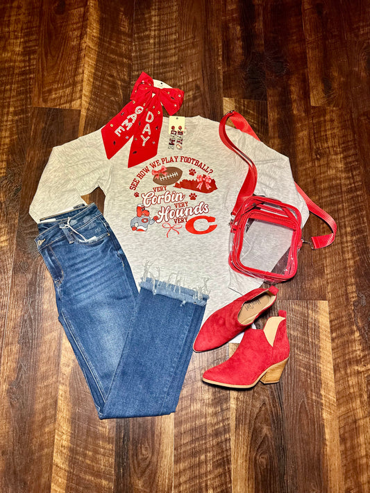 Very Demure Corbin Football Tee