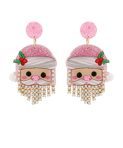 Christmas Santa Earrings
