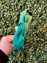 Load image into Gallery viewer, Green Top Bow Headband
