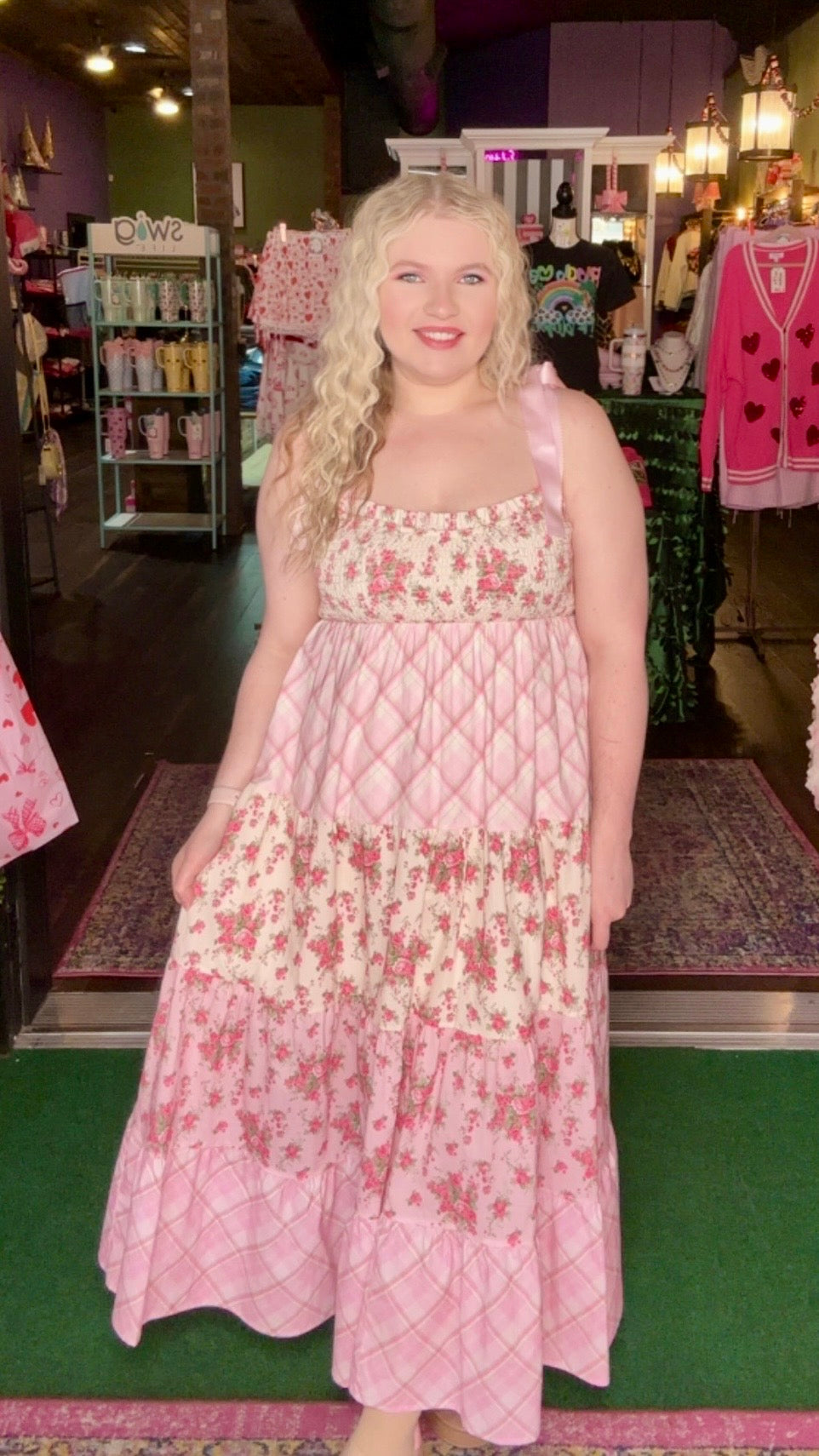 Southern Sweetheart Poplin Midi Dress