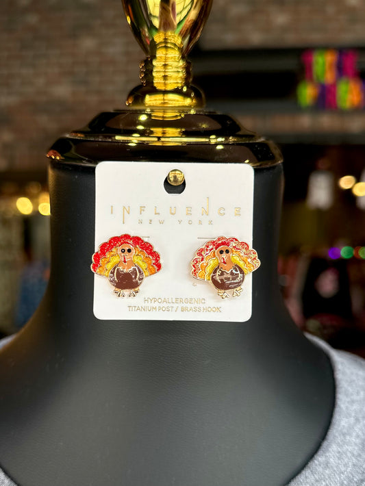Thanksgiving Turkey Earrings