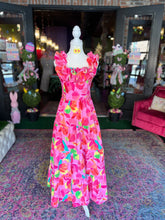 Load image into Gallery viewer, Floral Print Poplin Tiered Maxi
