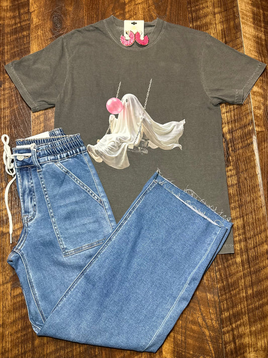Comfort Colors Swinging Ghost T-Shirt