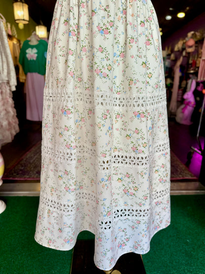 Ivory Garden Grace Midi Dress