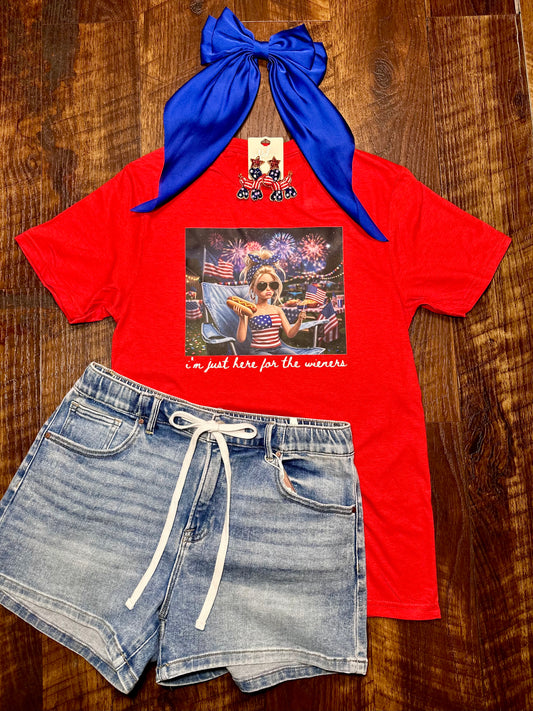 "I'm Just Here For the Wieners" T-Shirt
