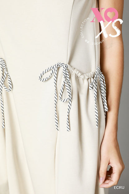 Ecru Luxeknit Sleeveless Dress