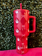 Load image into Gallery viewer, Santa Signature Bow Tumbler
