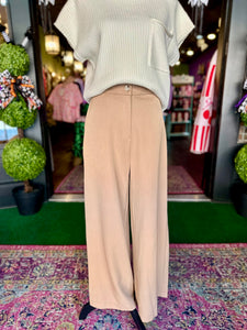 Taupe Woven Pants