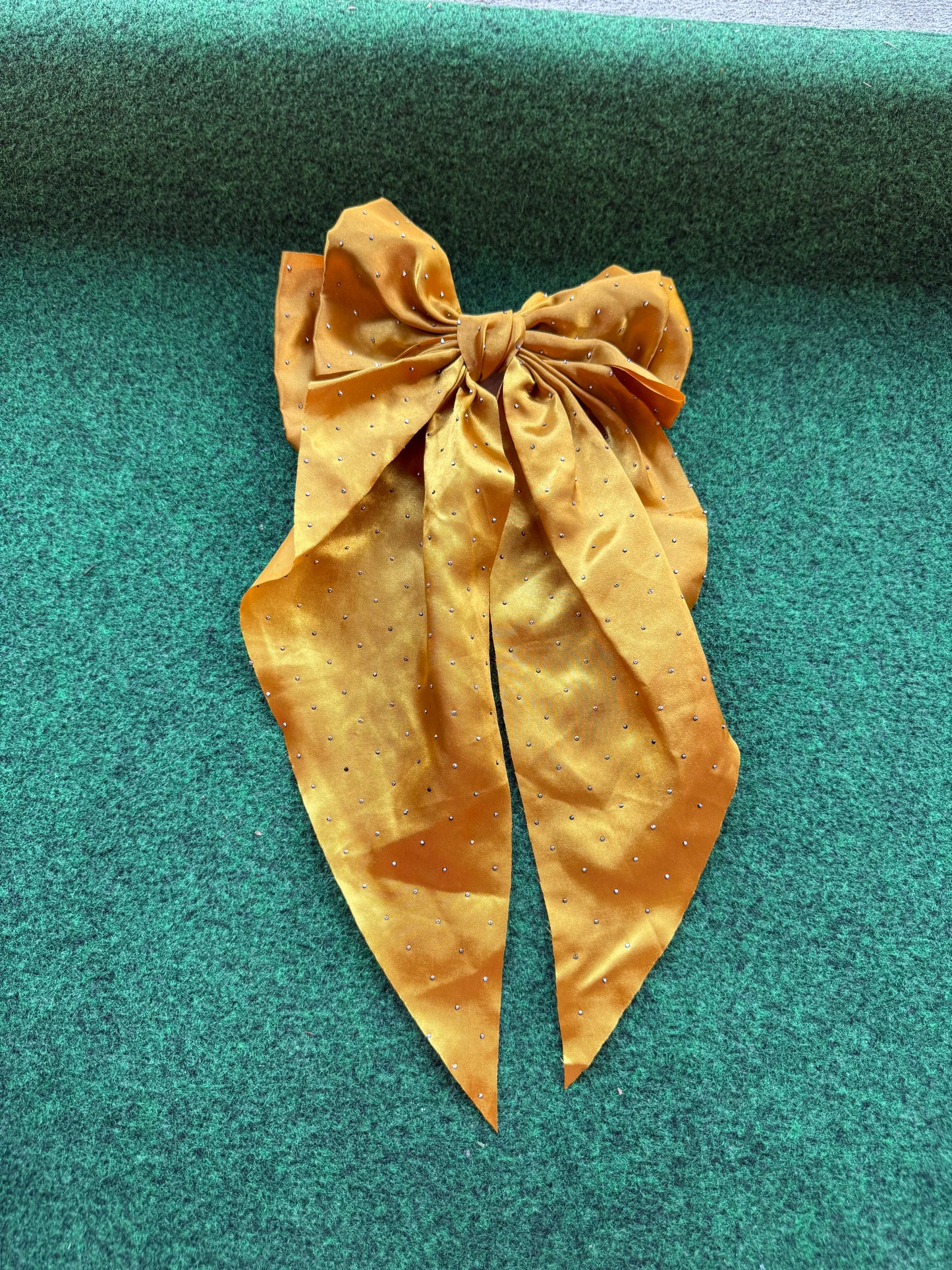 Jeweled Satin Barrettes