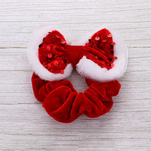 Sequin Christmas Scrunchie