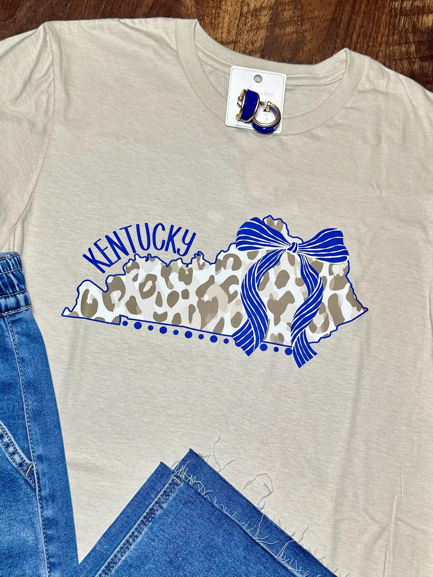 Leopard KY State T-Shirt