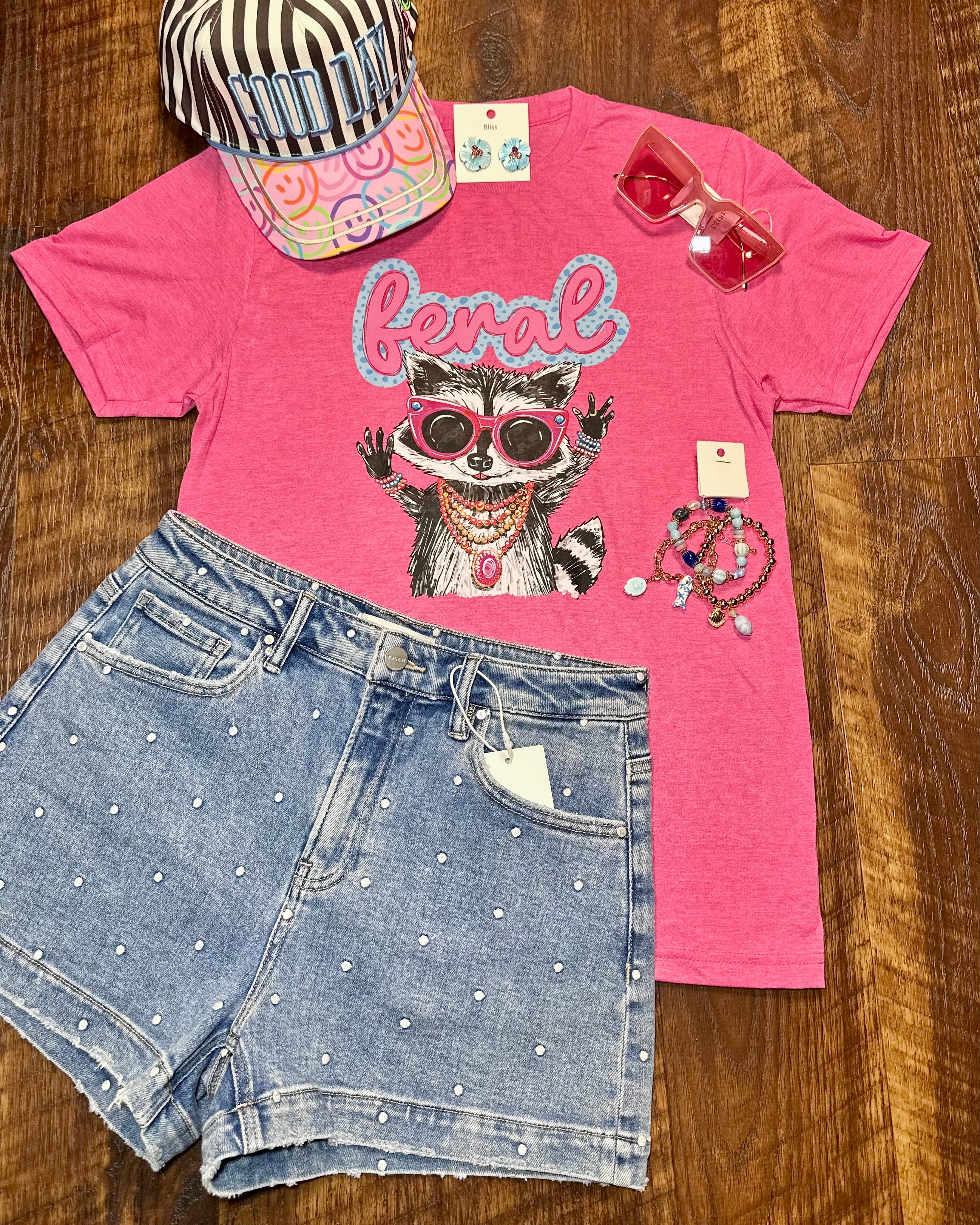 Feral” Bougie Raccoon T-Shirt – Enchanted Boutique on Main
