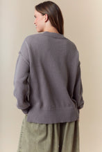 Load image into Gallery viewer, Pumpkin &amp; Lace Bow Sweater
