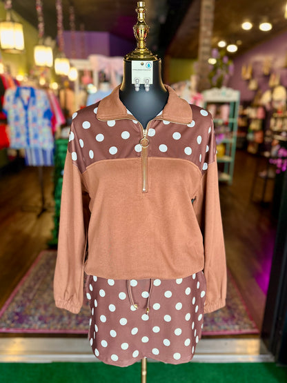 Chocolate Charm Skort