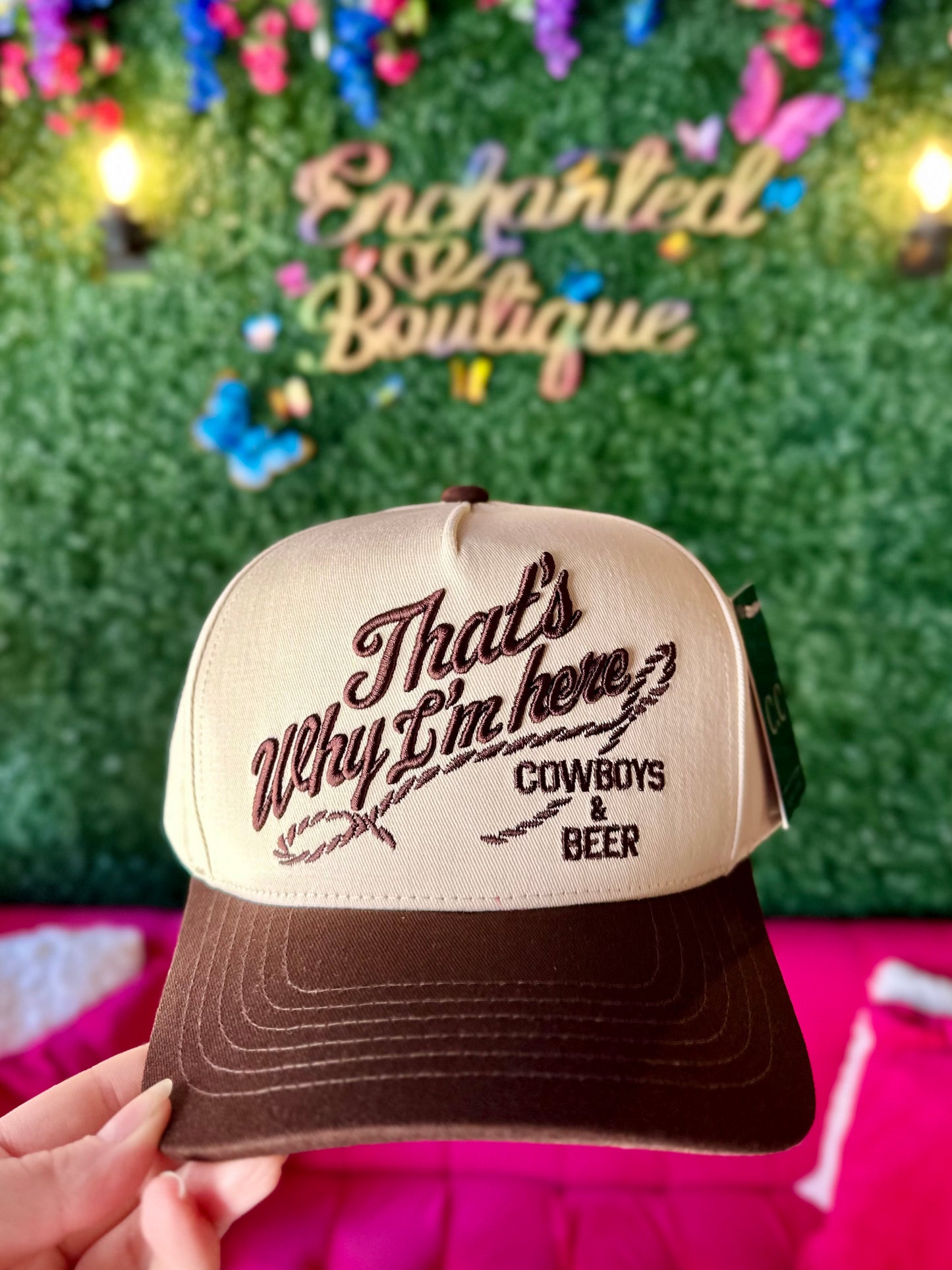 That’s Why I’m Here Trucker Hat