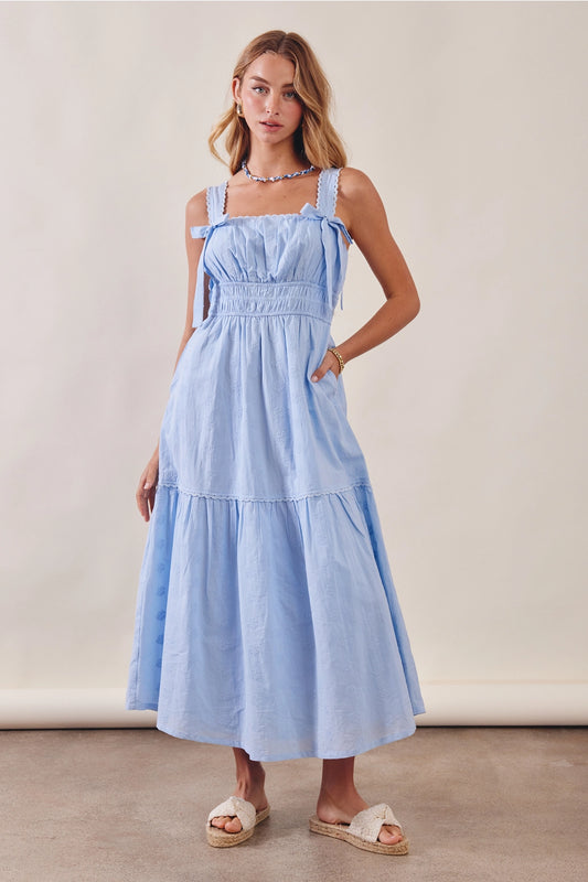 Blue Willow Maxi Dress