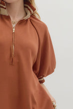 Load image into Gallery viewer, Clay Bubble Sleeve Mini Dress
