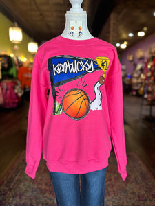 Pink Kentucky Basketball sweatshirt