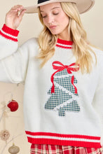 Load image into Gallery viewer, Christmas Tree Patchwork Sweater
