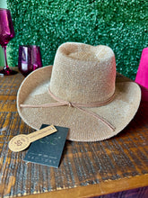 Load image into Gallery viewer, Gold Sequin Detail Cowboy Hat
