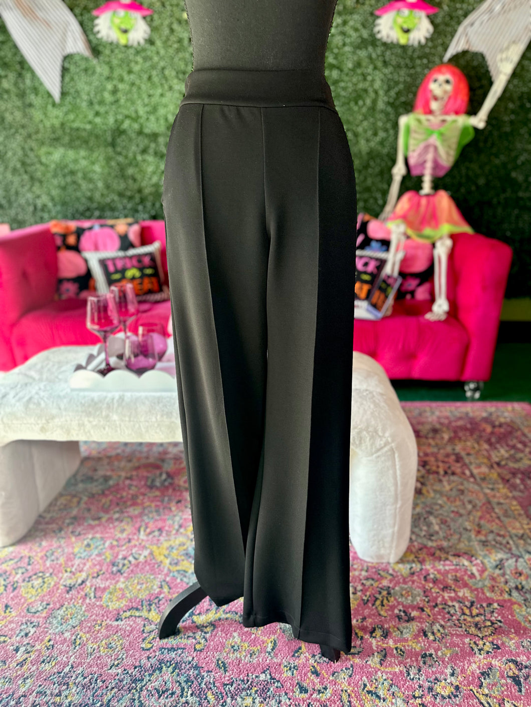 Black Scuba Pants