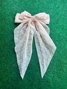 Dotted Coquette Barrette Bows