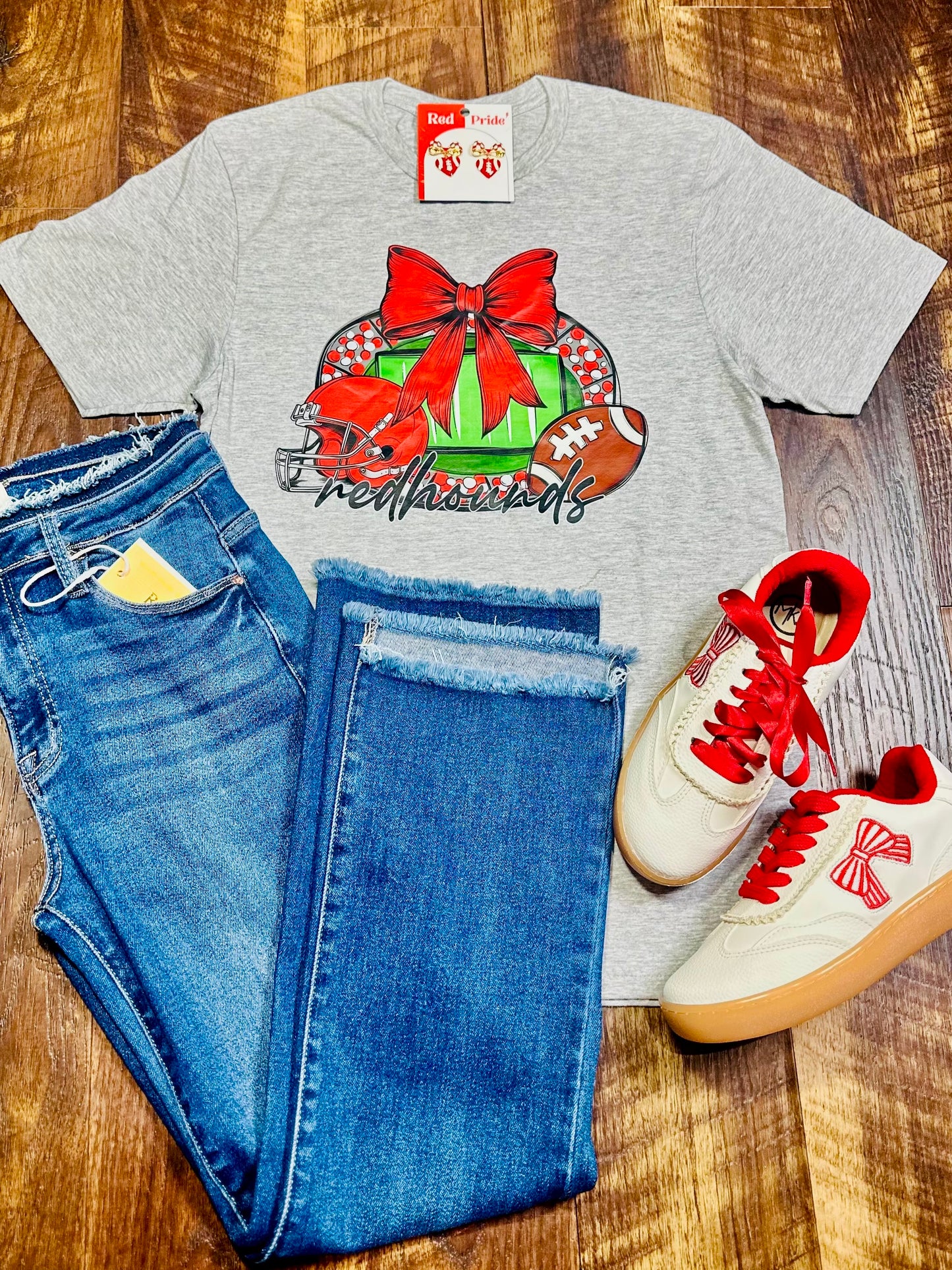 Redhounds Football Field GameDay T-Shirt