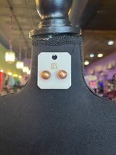 Load image into Gallery viewer, Nude Metallic Sphere Studs
