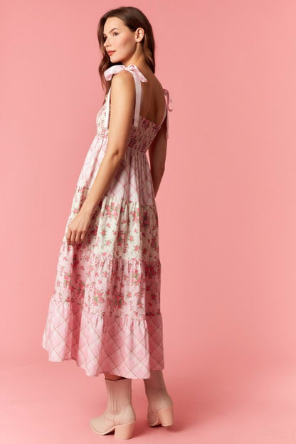 Southern Sweetheart Poplin Midi Dress