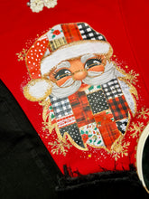 Load image into Gallery viewer, Patchwork Santa Sweatshirt
