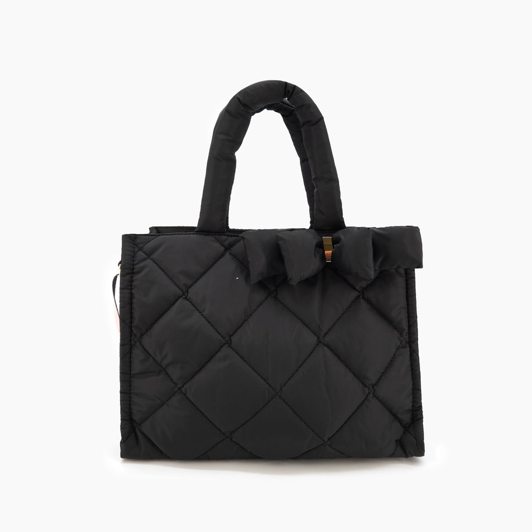 Serenity Quilted Puffer Tote Bag