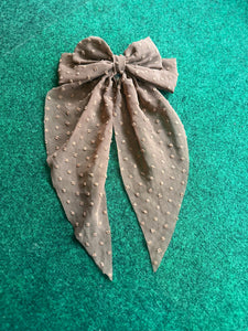 Dotted Coquette Barrette Bows