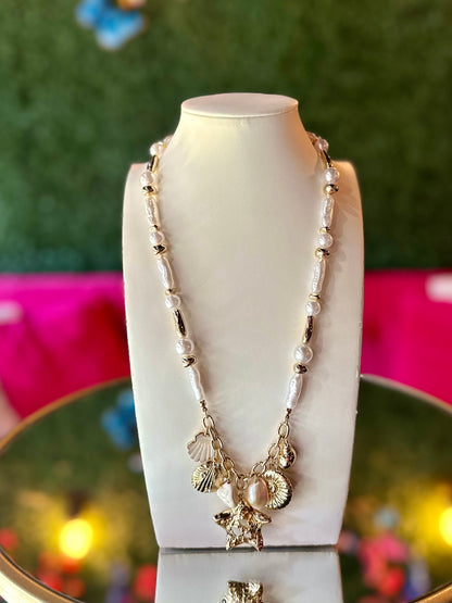 Sea Life Multi-charm Necklace