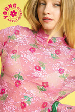 Load image into Gallery viewer, Bloom Mesh Floral Lace Top
