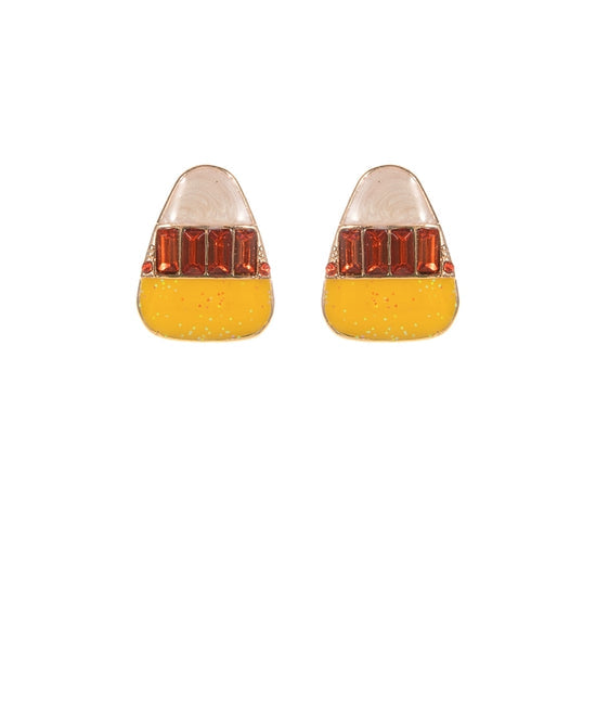 Candy Corn Earrings