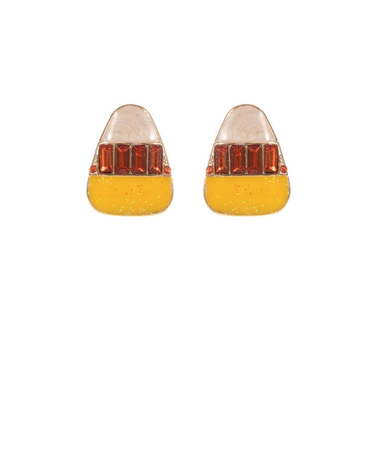 Candy Corn Earrings
