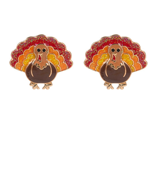 Thanksgiving Turkey Earrings