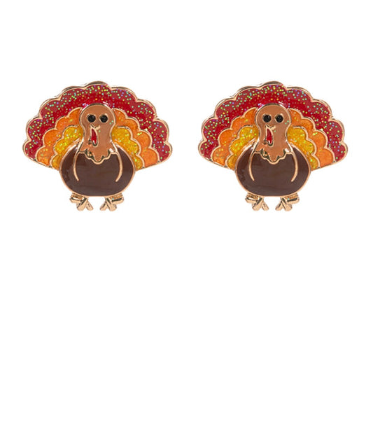 Thanksgiving Turkey Earrings